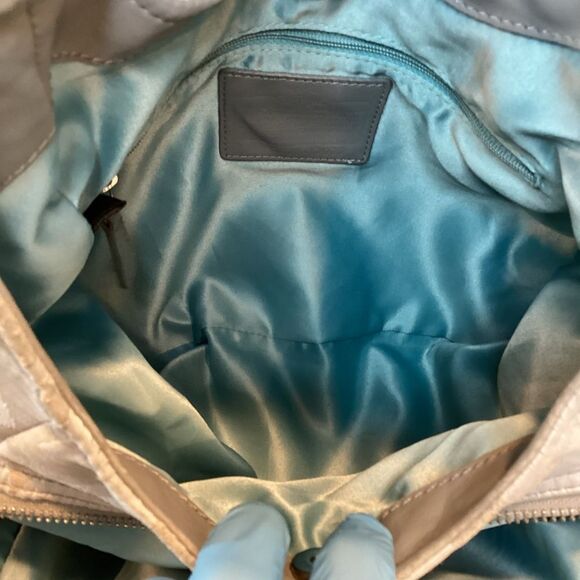 Coach Maggie Madison Shantung Chainlink Hobo Shoulder Bag - HTF - Picture 13 of 16